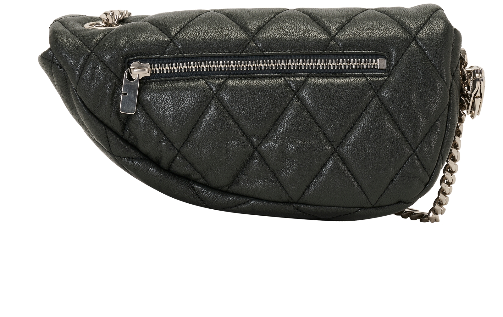 Shield Lock Crossbody, &pound;450, Handbags, Black, Leather, Back view